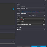 Optimierte Eingabemaske für Tickets